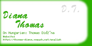 diana thomas business card